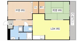 駅前コーポラスの物件間取画像